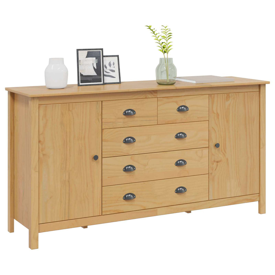 Dressoir HILL Honingbruin 154 x 40 x 80 cm Massief grenenhout