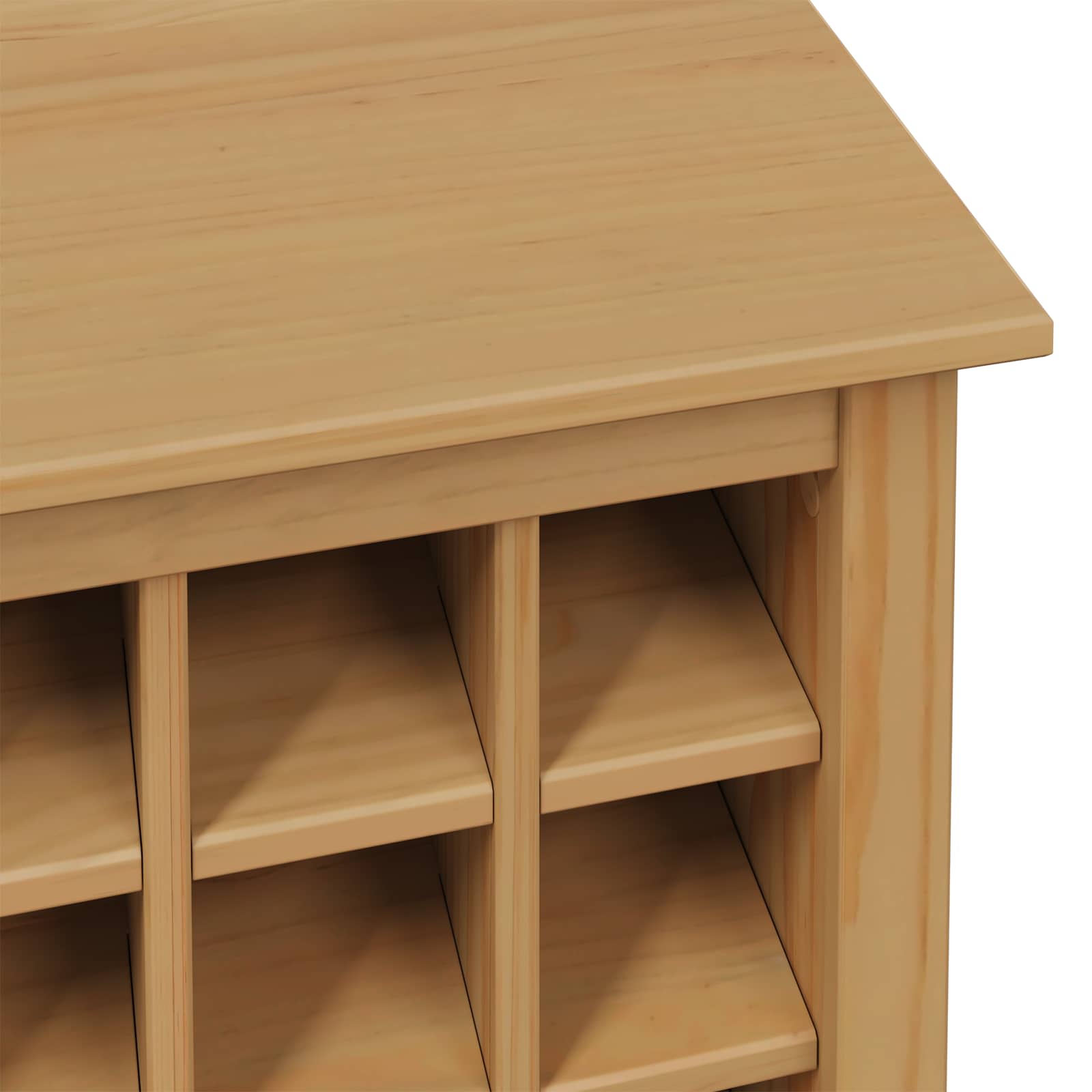 Wijnkast HILL Honingbruin 79.5 x 40 x 107.5 cm