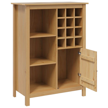 Wijnkast HILL Honingbruin 79.5 x 40 x 107.5 cm