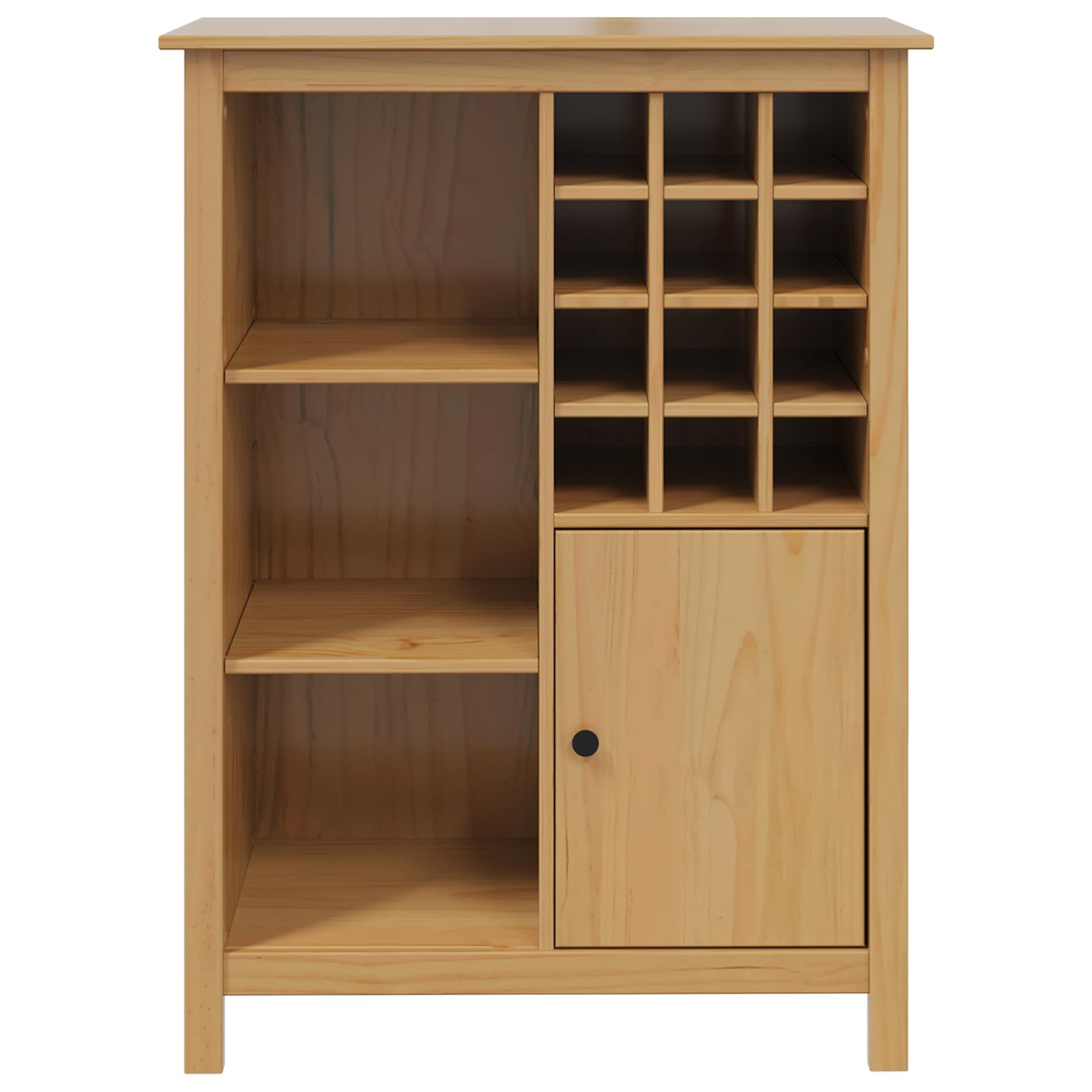 Wijnkast HILL Honingbruin 79.5 x 40 x 107.5 cm