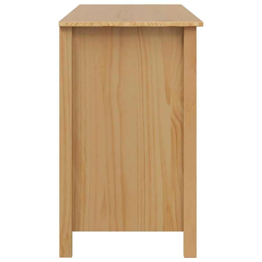 Bureau met lades Honingbruin 100 x 45 x 74 cm Massief Vurenhout