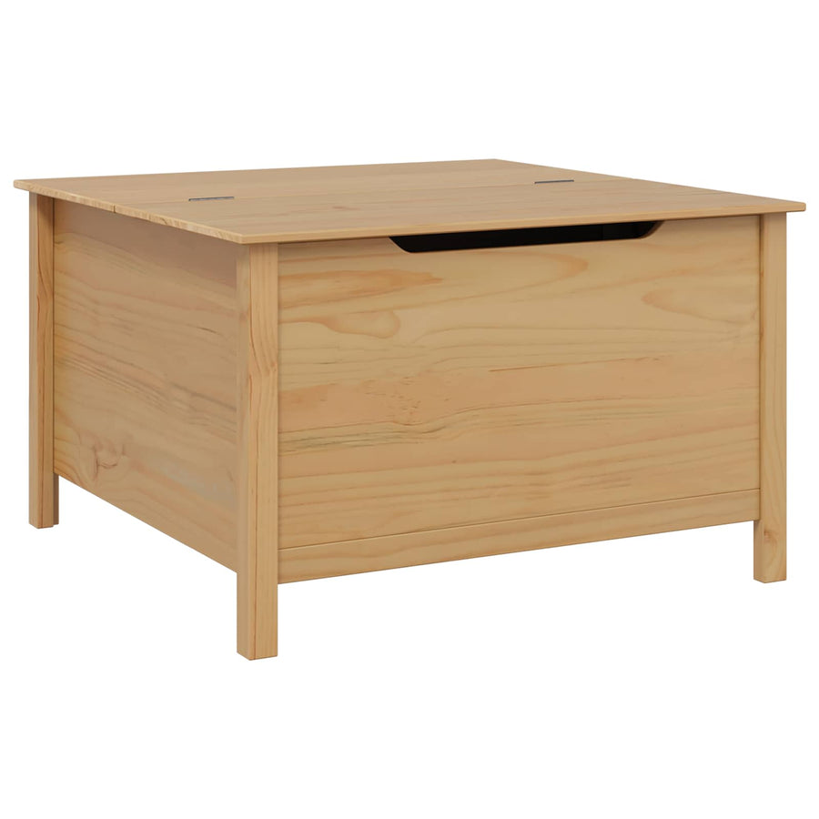 Salontafel Honingbruin 79.5 x 79.5 x 49 cm Massief Vurenhout