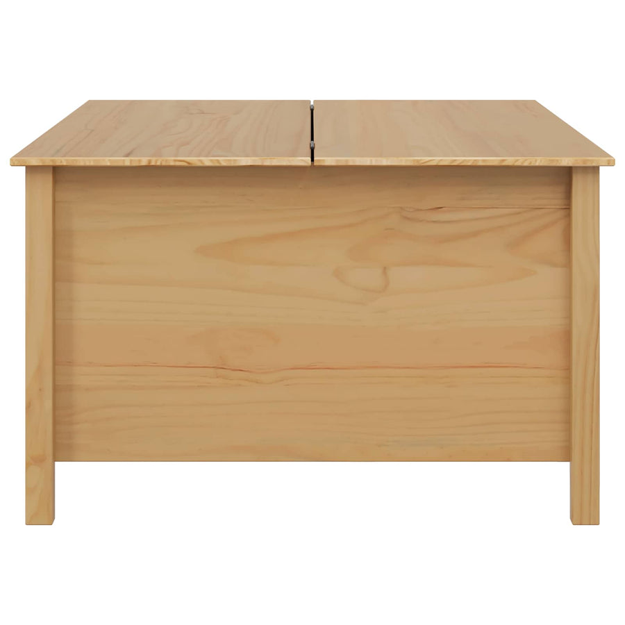 Salontafel Honingbruin 79.5 x 79.5 x 49 cm Massief Vurenhout