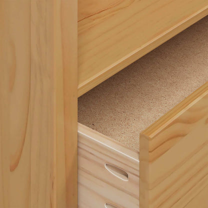 Kledingkast Honingbruin 84 x 50 x 170 cm Massief Vurenhout