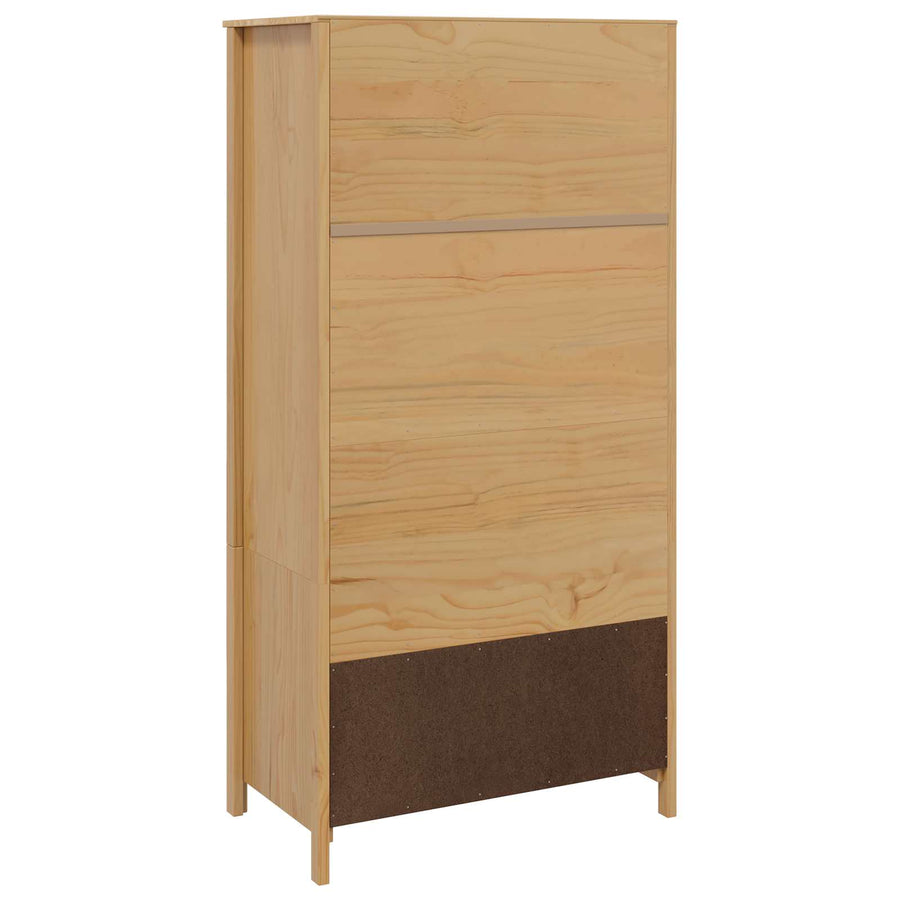 Kledingkast Honingbruin 84 x 50 x 170 cm Massief Vurenhout
