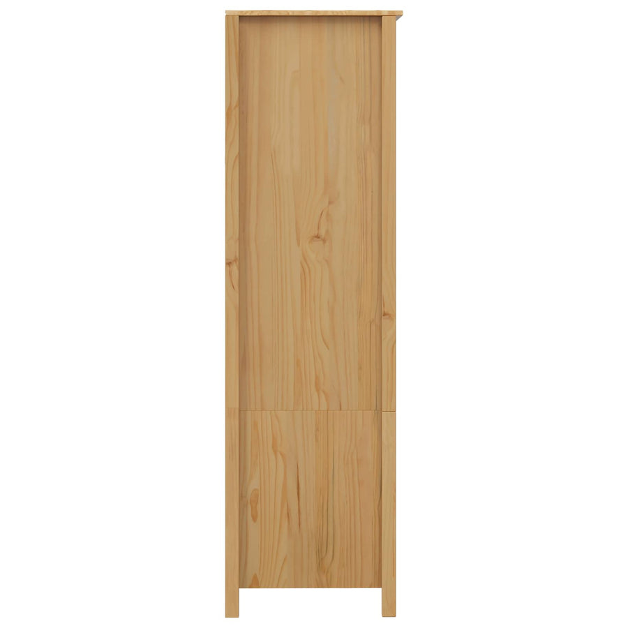 Kledingkast Honingbruin 84 x 50 x 170 cm Massief Vurenhout