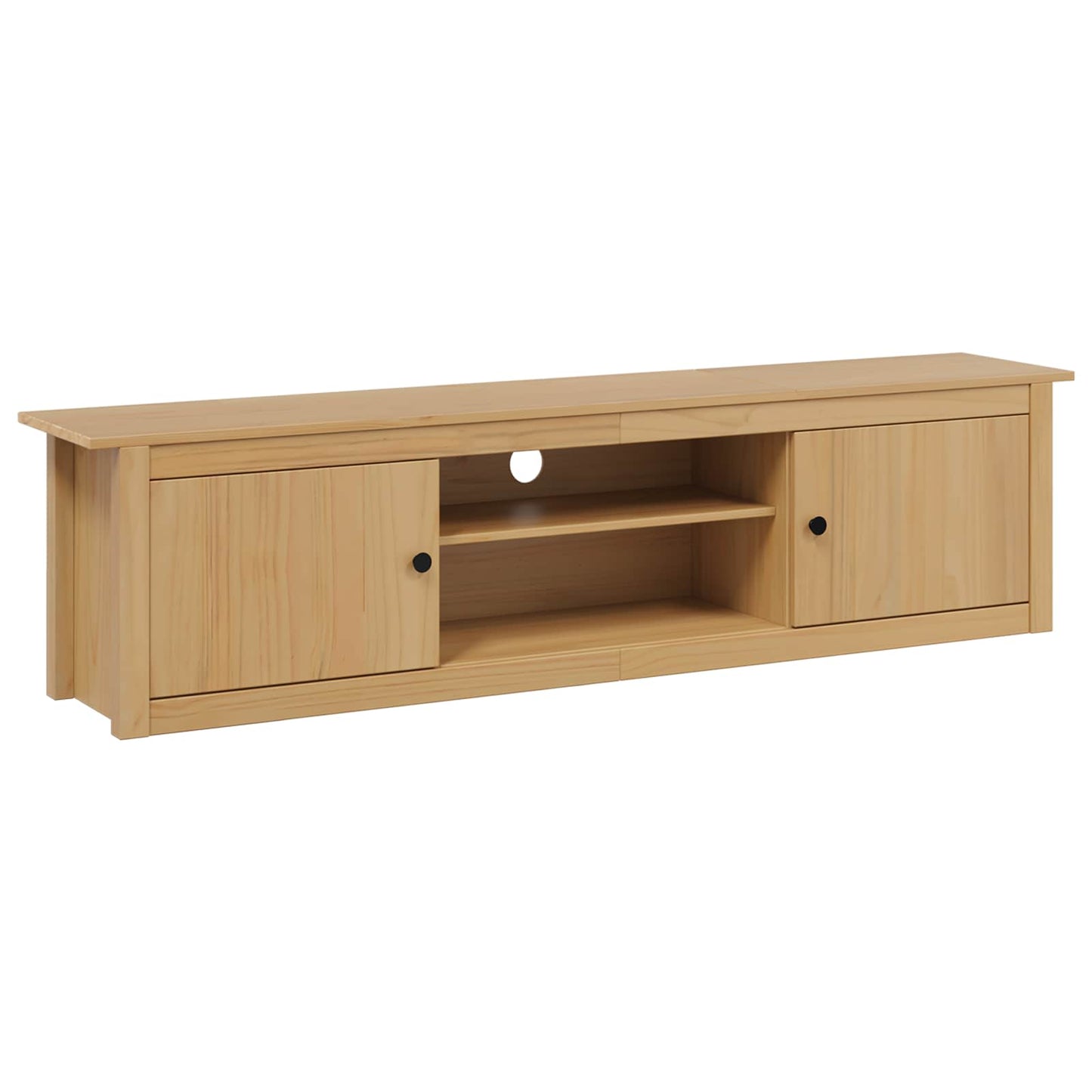 TV Rek HILL Honingbruin 158 x 40 x 39.5 cm Massief grenenhout