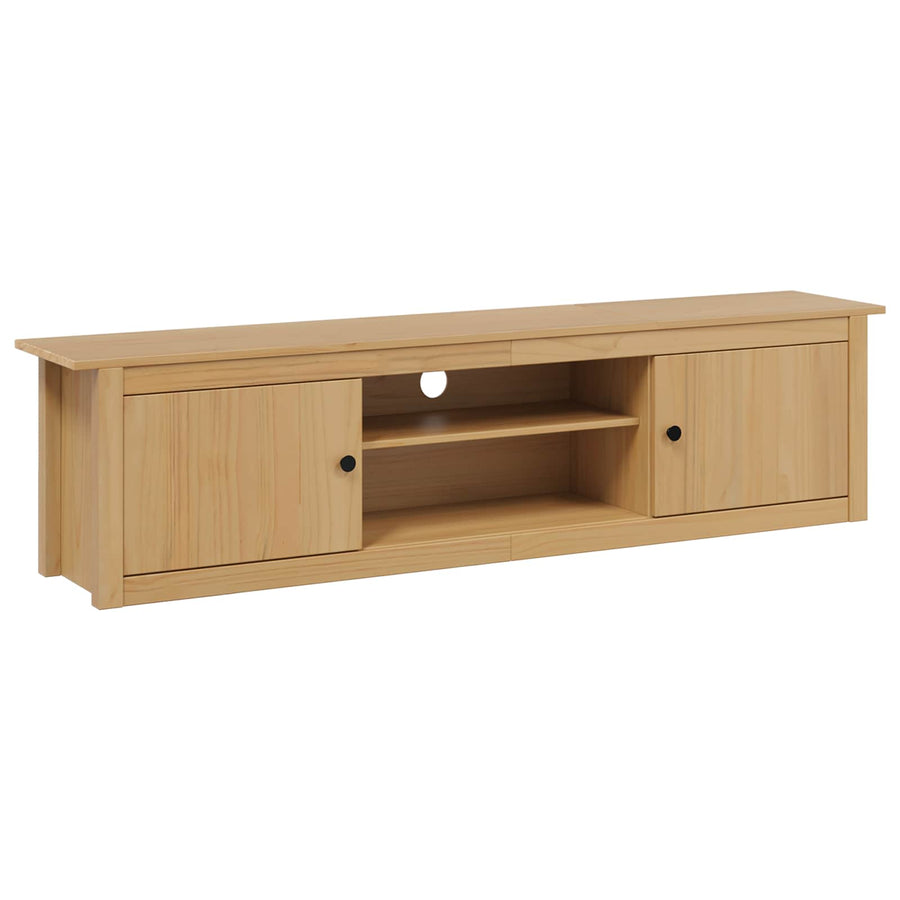 TV Rek HILL Honingbruin 158 x 40 x 39.5 cm Massief grenenhout