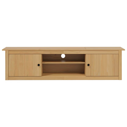 TV Rek HILL Honingbruin 158 x 40 x 39.5 cm Massief grenenhout