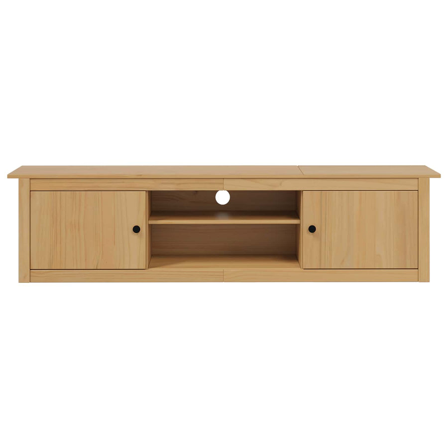 TV Rek HILL Honingbruin 158 x 40 x 39.5 cm Massief grenenhout