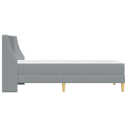 Bedframe met matras met hoofdeinde Polyester