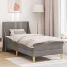 Bedframe met matras en hoofdeinde polyester