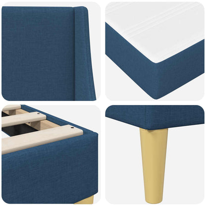 Bedframe met matras met hoofdeinde Polyester
