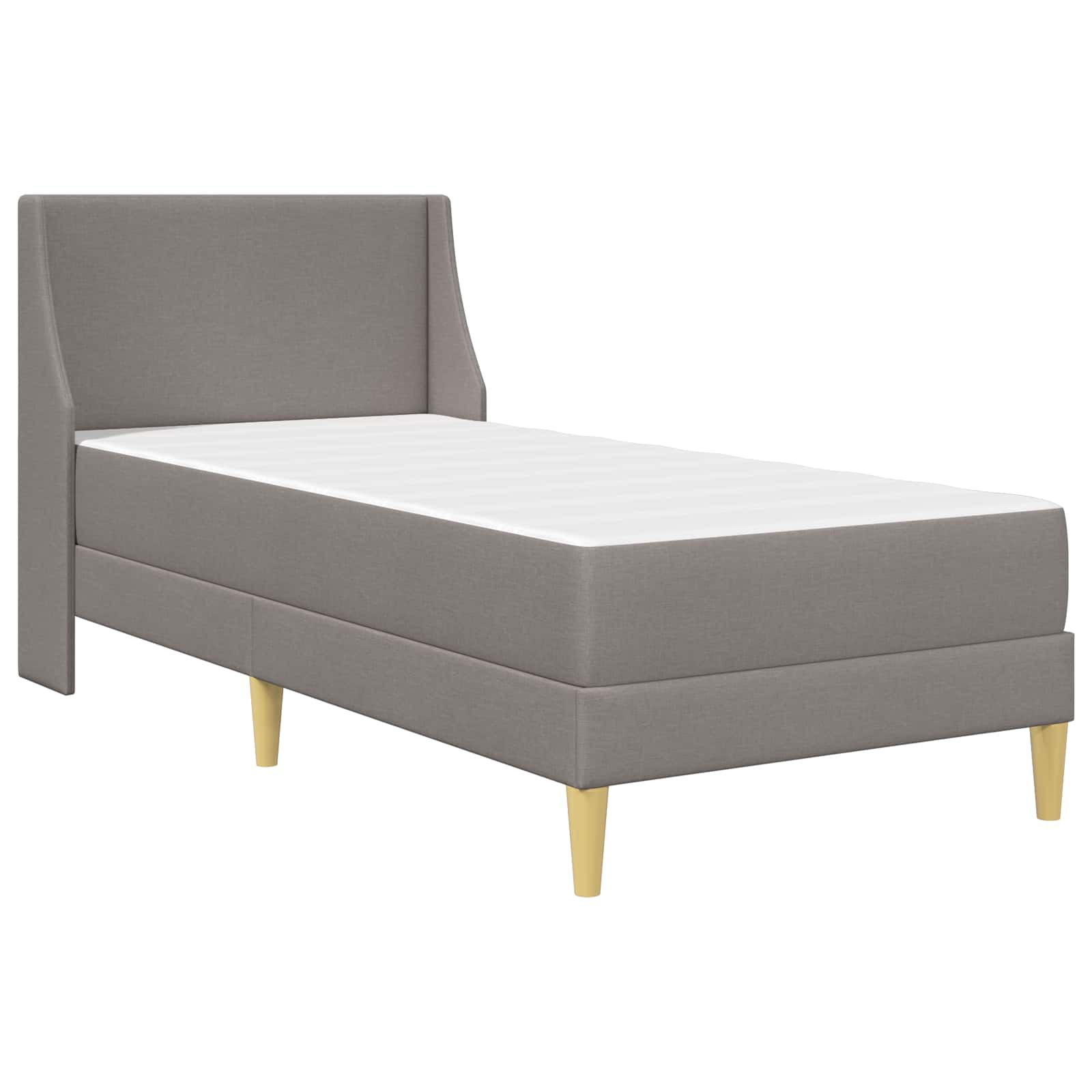 Bedframe met matras met hoofdeinde Polyester