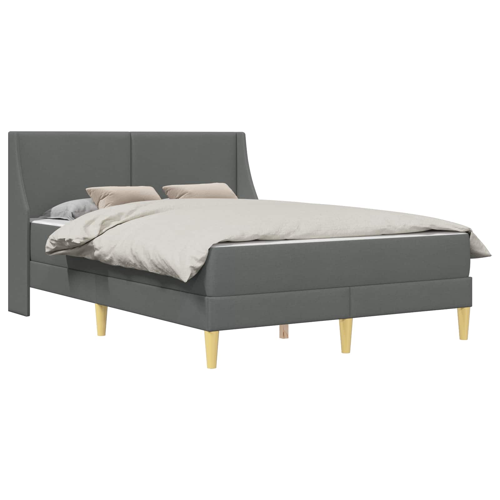 Bedframe met matras met hoofdeinde Polyester