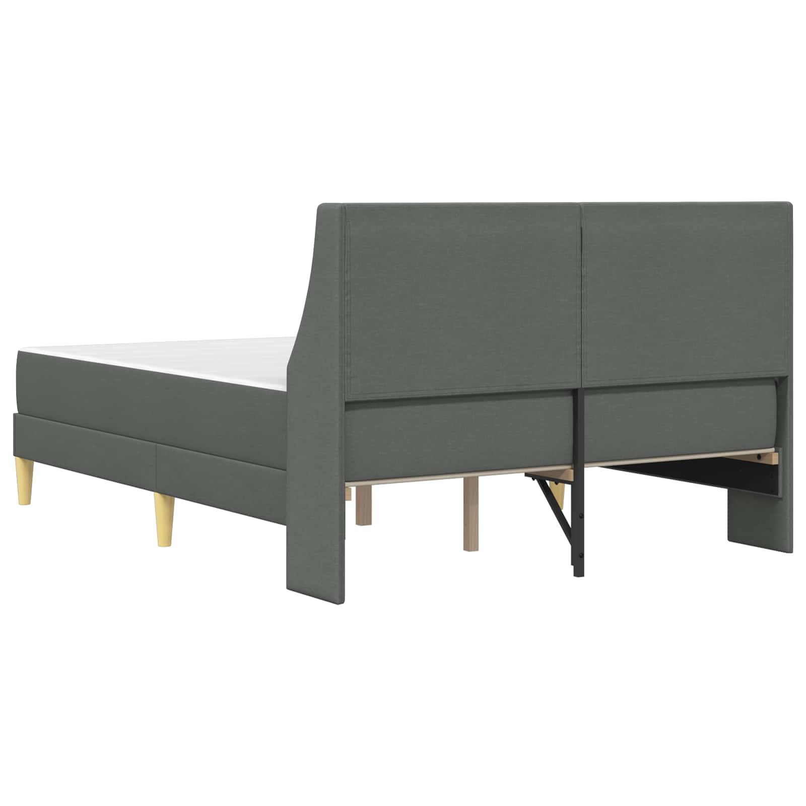Bedframe met matras met hoofdeinde Polyester