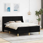 Bedframe met matras en hoofdeinde polyester