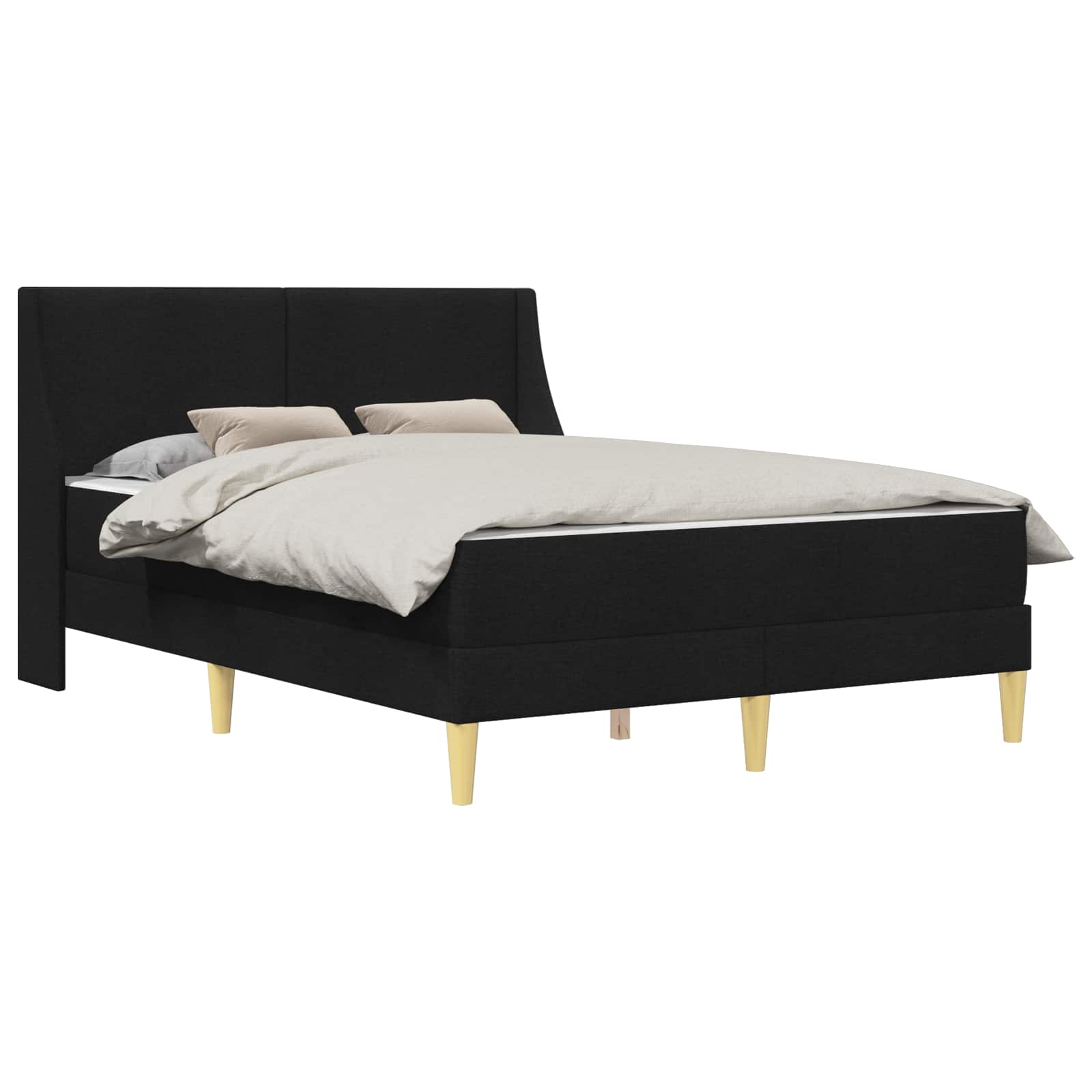 Bedframe met matras met hoofdeinde Polyester