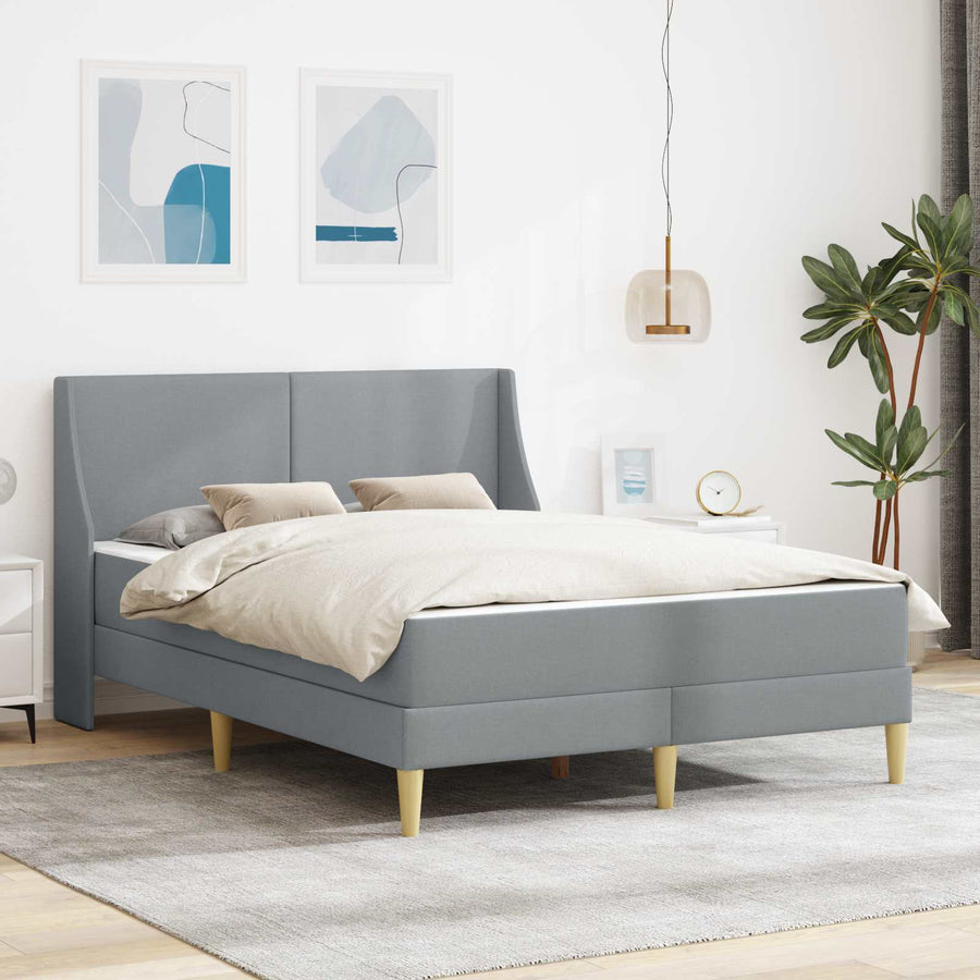 Bedframe met matras met hoofdeinde Polyester