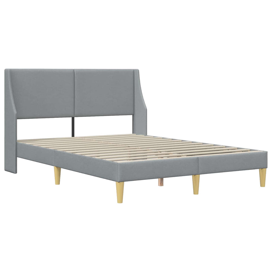 Bedframe met matras met hoofdeinde Polyester