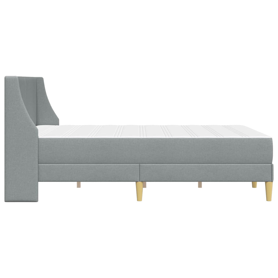 Bedframe met matras met hoofdeinde Polyester