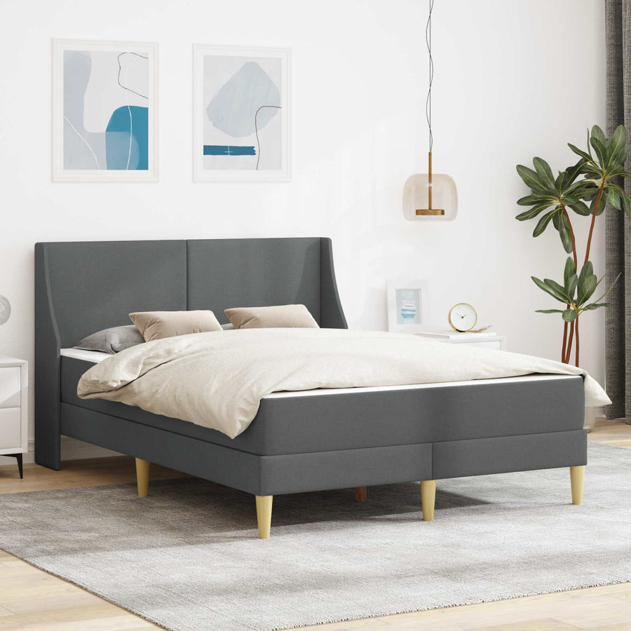 Bedframe met matras met hoofdeinde Polyester