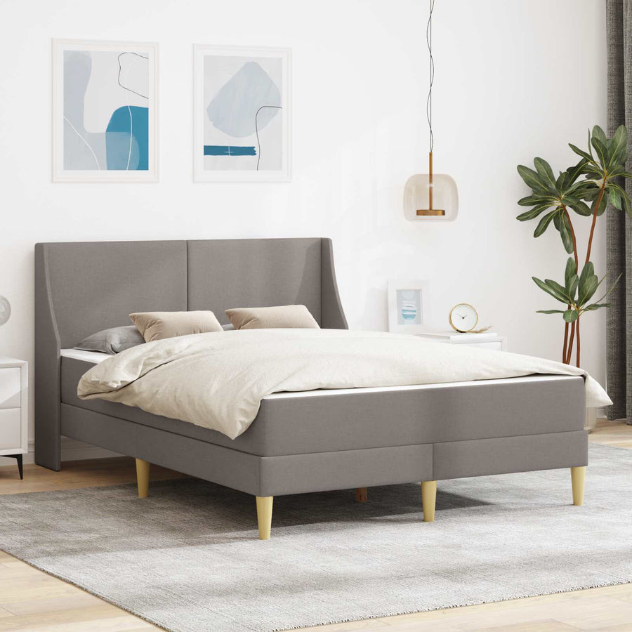 Bedframe met matras met hoofdeinde Polyester