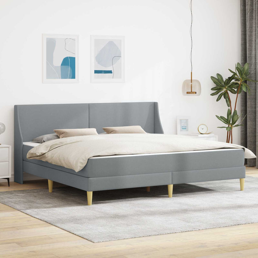 Bedframe met matras met hoofdeinde Polyester