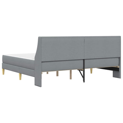 Bedframe met matras met hoofdeinde Polyester