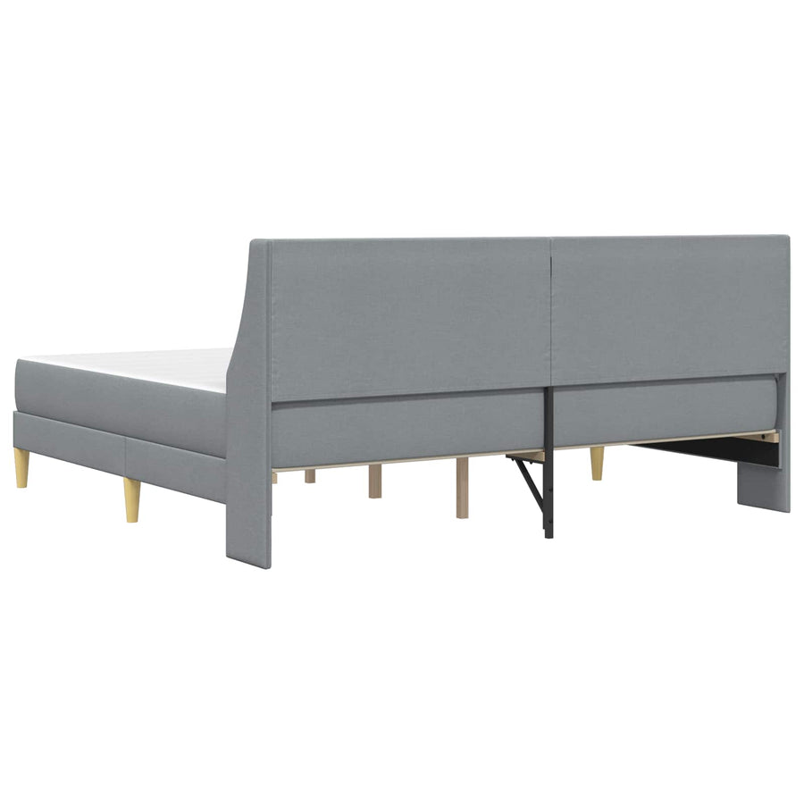 Bedframe met matras met hoofdeinde Polyester
