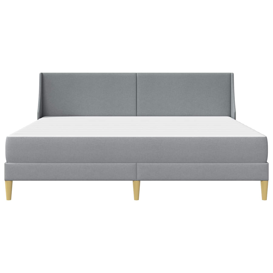 Bedframe met matras met hoofdeinde Polyester