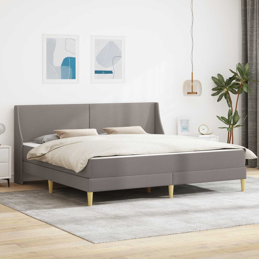 Bedframe met matras met hoofdeinde Polyester
