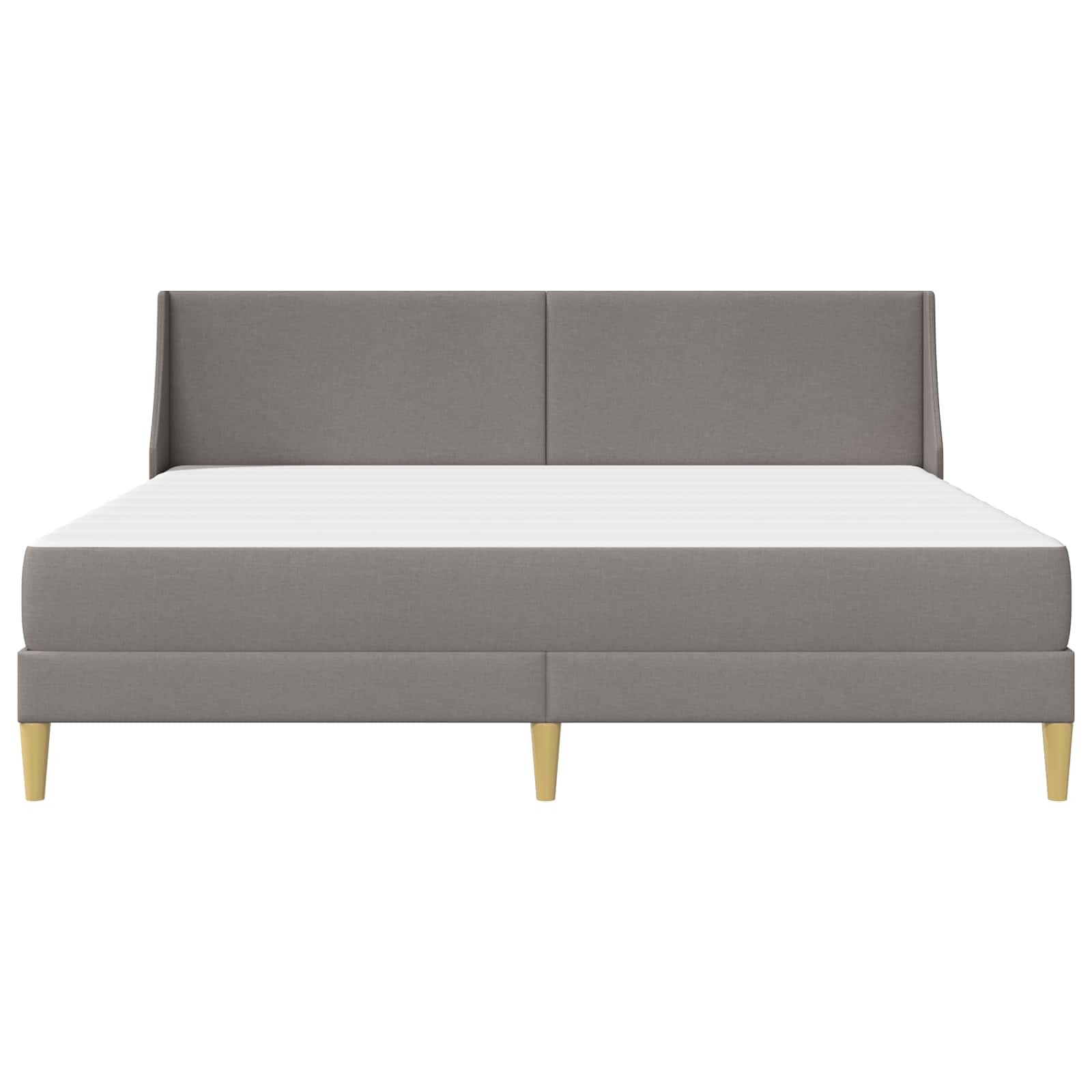 Bedframe met matras met hoofdeinde Polyester