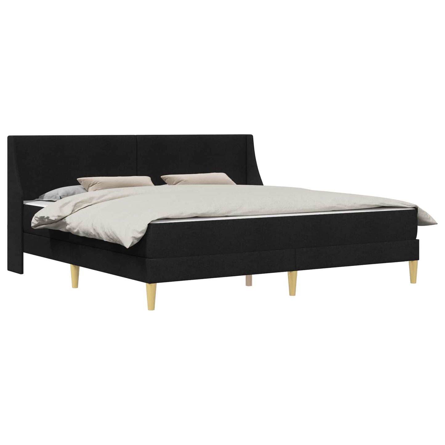 Bedframe met matras met hoofdeinde Polyester
