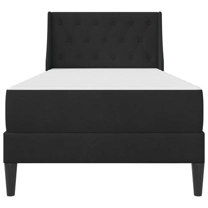 Bedframe met matras Wandgemonteerd 2 pcs Zwart Fluweel