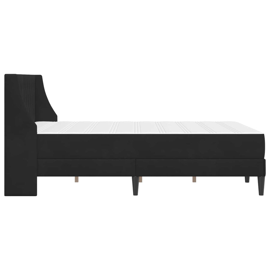 Bedframe met matras met matras met hoofdeinde Fluweel