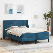 Bedframe met matras met matras met hoofdeinde Fluweel
