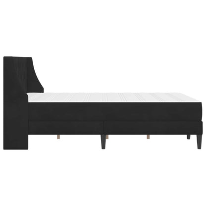 Bedframe met matras Wandgemonteerd 2 pcs Zwart Fluweel