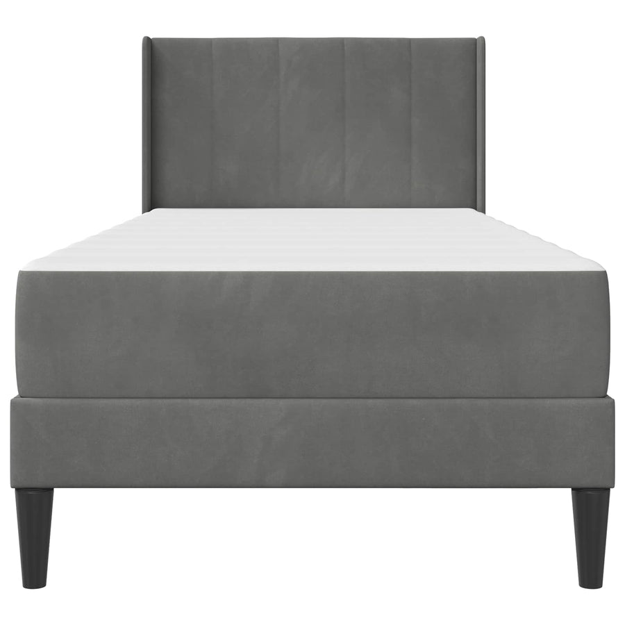 Bedframe Donkergrijs 80 x 200 cm Fluweel
