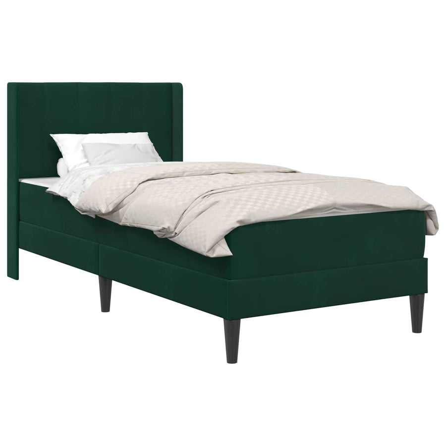 Bedframe Donkergroen 80 x 200 cm Fluweel