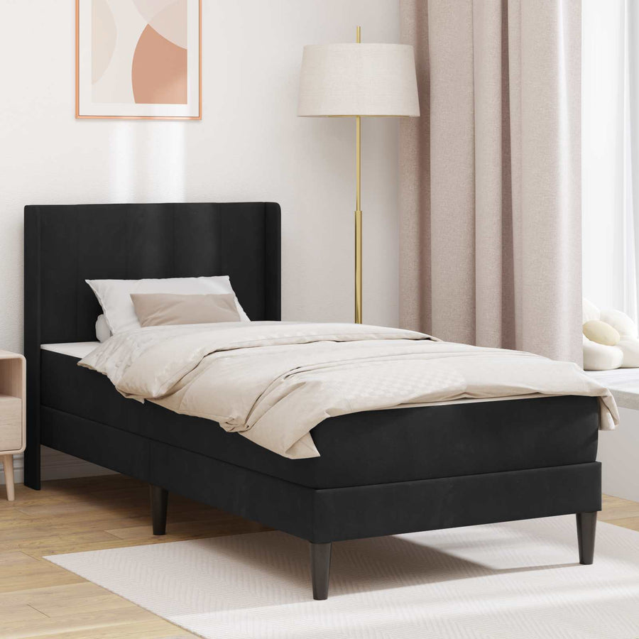 Bedframe Zwart 80 x 200 cm Fluweel