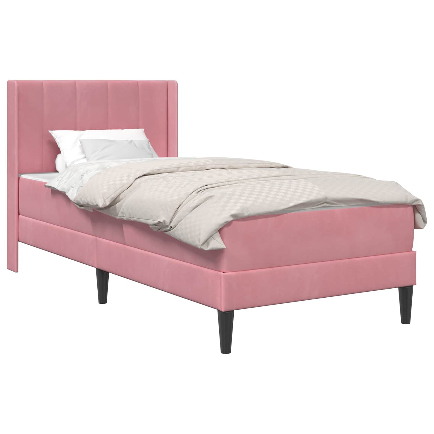 Bedframe Roze 90 x 190 cm Fluweel