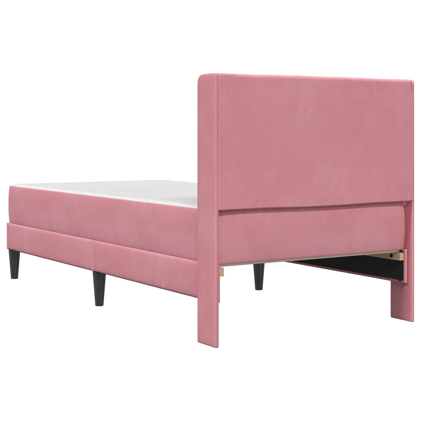 Bedframe Roze 90 x 190 cm Fluweel