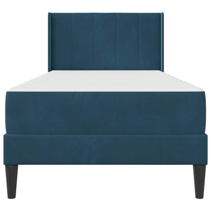Bedframe Blauw 90 x 190 cm Fluweel