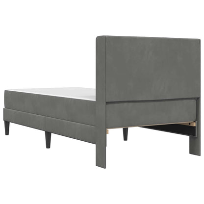 Bedframe Donkergrijs 90 x 200 cm Fluweel