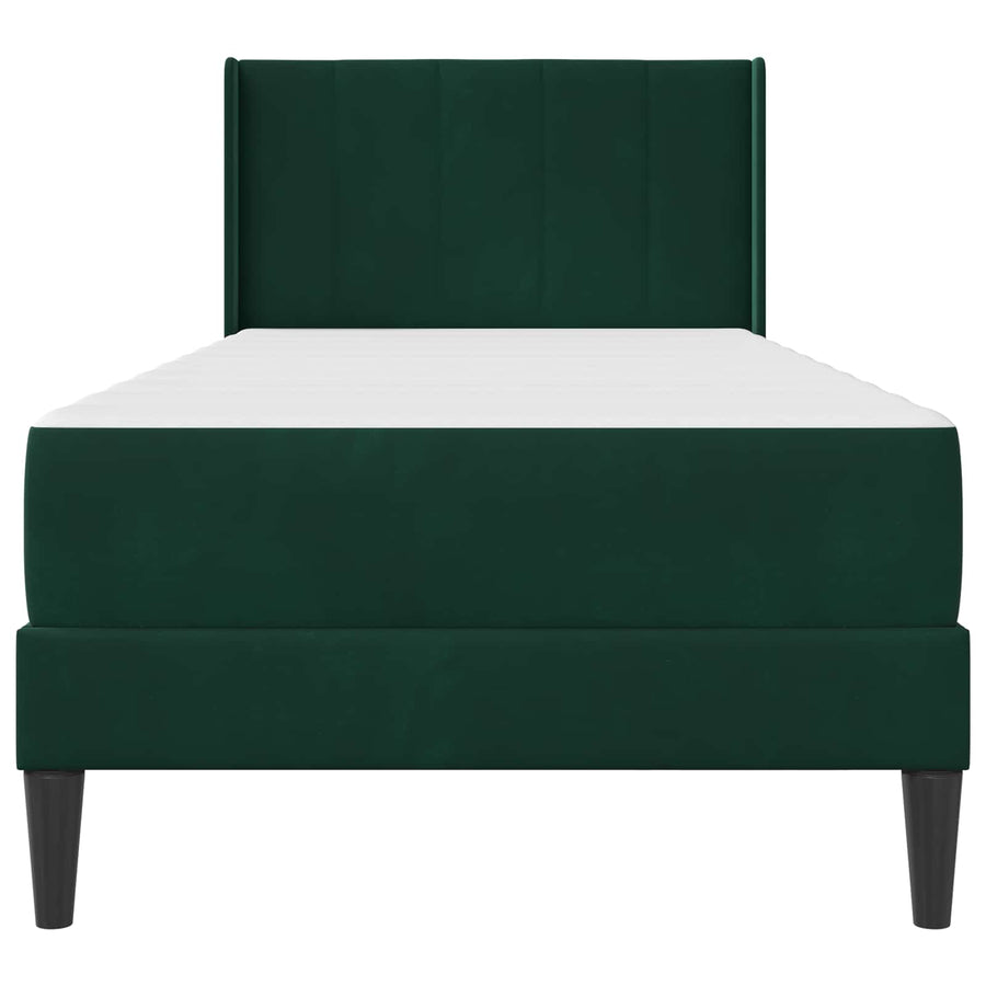 Bedframe Donkergroen 90 x 200 cm Fluweel