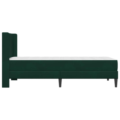 Bedframe Donkergroen 90 x 200 cm Fluweel