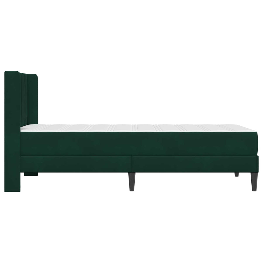 Bedframe Donkergroen 90 x 200 cm Fluweel