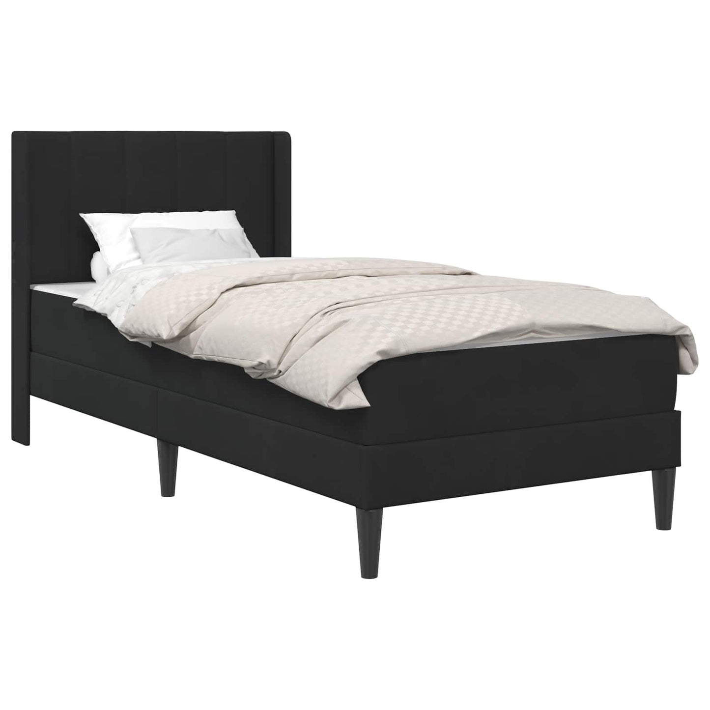 Bedframe Zwart 90 x 200 cm Fluweel