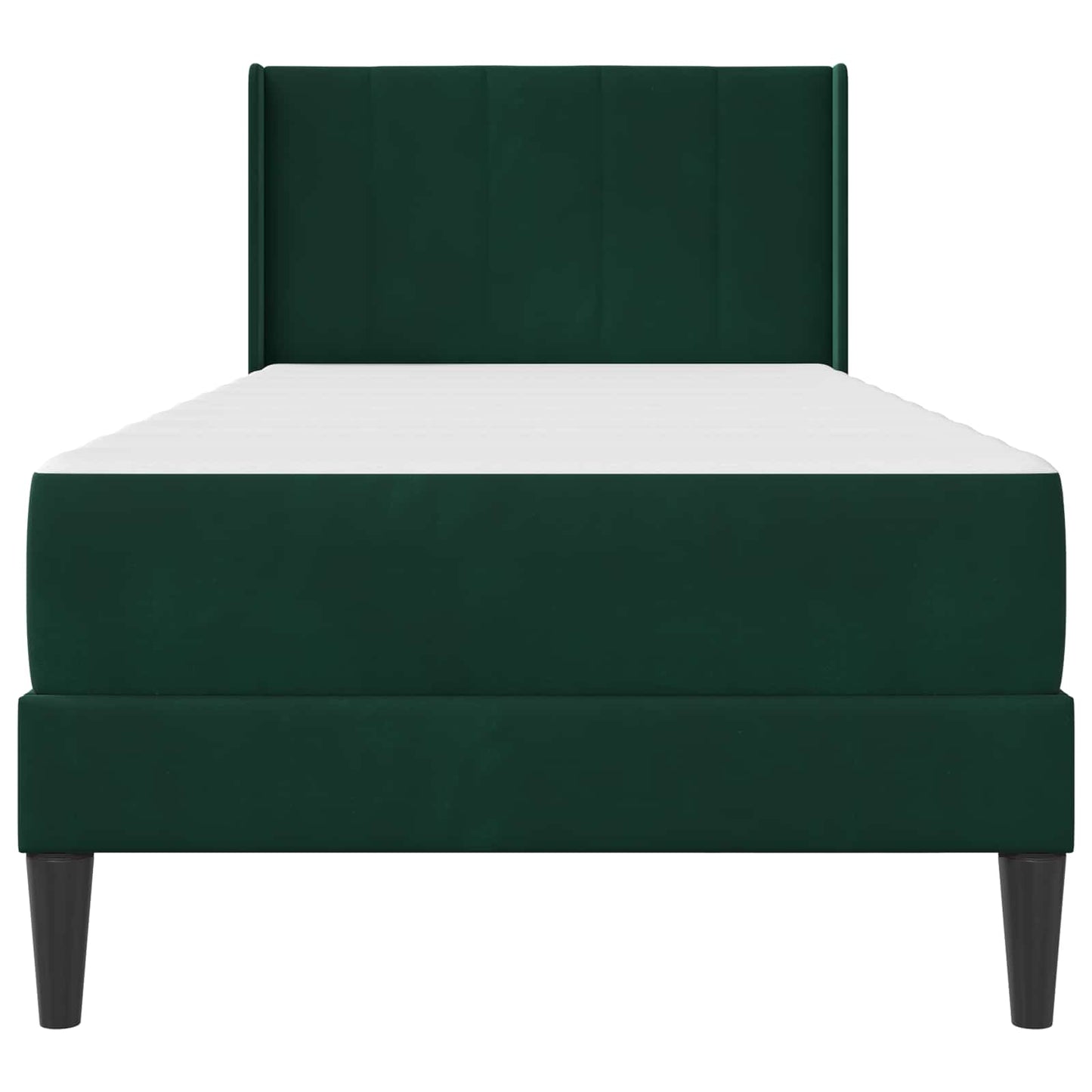 Bedframe Donkergroen 100 x 200 cm Fluweel